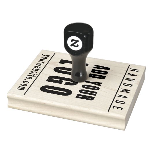 Handmade Website Custom Business Logo Custom Rubin Gummistempel (Stempel)