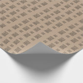 Handmade Website Ihr Business-Logo Geschenkpapier (Ecke)