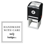 Handmade with Care | Modern Minimal Stylish Design Permastempel (Beispiel)
