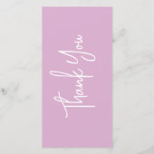 Handmade With Love Floral Small Business Packaging Dankeskarte (Rückseite)