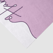 Handmade With Love Purple Small Business Packaging Seidenpapier (Detail)