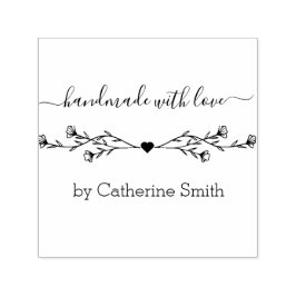 Handmade with Love Rubber Stamp Permastempel