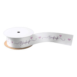 Handmade With Love Small Business Packaging Satinband