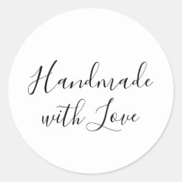 Handmade with Love | White Sticker Label