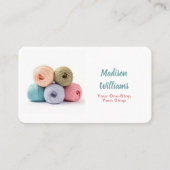 Handmade Yarn Shop Visitenkarte (Vorderseite)