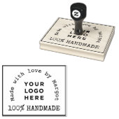 Handmade your Business Logo Handling Kautschuk Bri Gummistempel (Stempel)