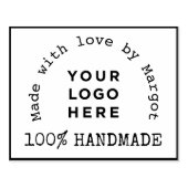 Handmade your Business Logo Handling Kautschuk Bri Gummistempel (Prägung)