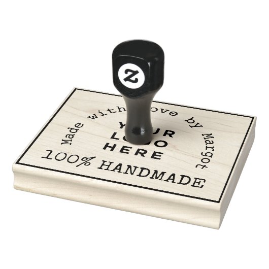 Handmade your Business Logo Handling Kautschuk Bri Gummistempel (Stempel)