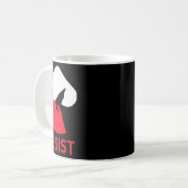 Handmaid Resist Feminist Protest Kaffeetasse (Vorderseite Links)