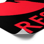 Handmaid Resist Feminist Protest Poster (Ecke)