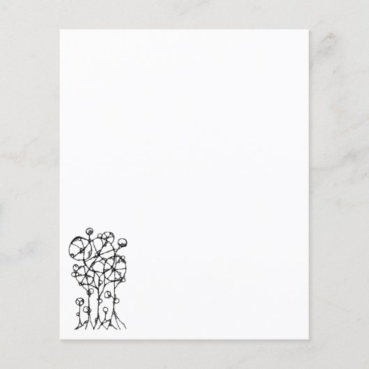 Handmalerei - Abstrakte Baumgruppe 1 (Vorderseite)