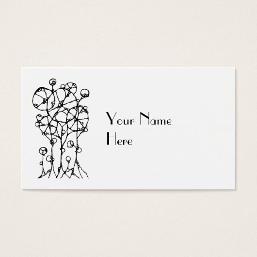 Handmalerei - Abstrakte Baumgruppe 1 (Vorderseite)