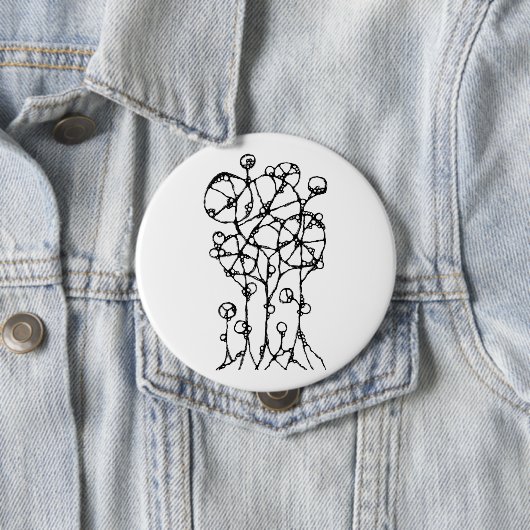 Handmalerei - Abstrakte Baumgruppe 1 Button (Beispiel)