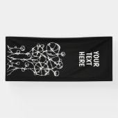 Handmalerei - Abstrakte Baumgruppe 2 Banner (Horizontal)