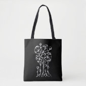 Handmalerei - Abstrakte Baumgruppe 2 Tasche (Vorderseite)