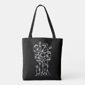 Handmalerei - Abstrakte Baumgruppe 2 Tasche (Rückseite)