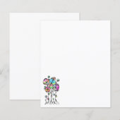 Handmalerei - Abstrakte Baumgruppe 3 (Vorne/Hinten)