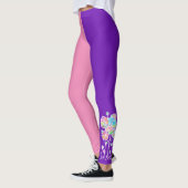 Handmalerei - Abstrakte Baumgruppe 3 + 4 Leggings (Links)