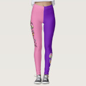 Handmalerei - Abstrakte Baumgruppe 3 + 4 Leggings (Vorderseite)