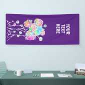 Handmalerei - Abstrakte Baumgruppe 4 Banner (Messe)