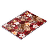 Handmalerei Abstrakte Wasserfarbe Leopard Zebra an Notizblock (Linke Seite)