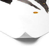 Handmalerei Abstrakte Wasserfarbe Tropische Exotik Poster (Ecke)