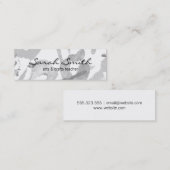 Handmalerei | Art Teacher Mini Visitenkarte (Vorne/Hinten)