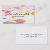 Handmalerei II Visitenkarte (Vorne/Hinten)