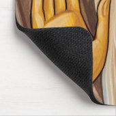 Handmalerei in einer Kirche Mousepad (Ecke)