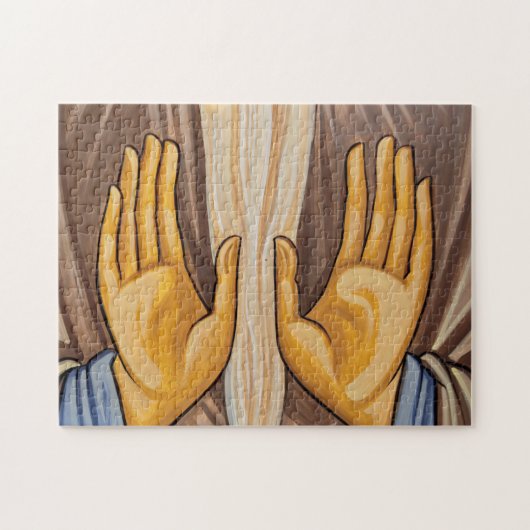 Handmalerei in einer Kirche Puzzle (Horizontal)