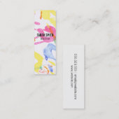 Handmalerei Mini Visitenkarte (Vorne/Hinten)