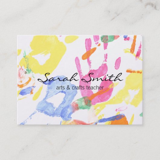 Handmalerei Visitenkarte (Vorderseite)