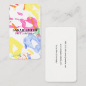 Handmalerei Visitenkarte (Vorne/Hinten)