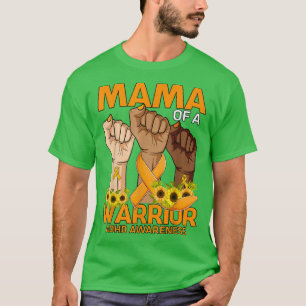 Handmama eines Kriegers ADHS-Bewusstsein Sonnenblu T-Shirt