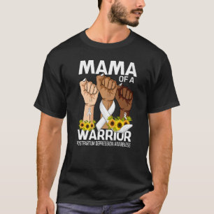 Handmama eines Warrior Postpartum Depression Aware T-Shirt