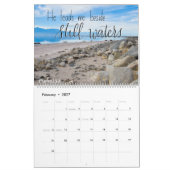 Handmit buchstaben gekennzeichneter Kalender des (Feb 2027)