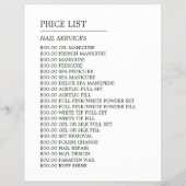 Handmodell, Nageltechniker, Nagelsalon Flyer (Hinten)