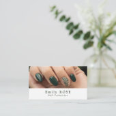 Handmodell, Nageltechniker Visitenkarte (Stehend Vorderseite)