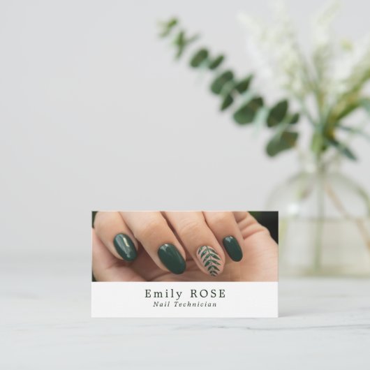 Handmodell, Nageltechniker Visitenkarte (Stehend Vorderseite)