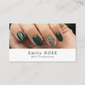Handmodell, Nageltechniker Visitenkarte (Vorderseite)