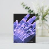 Handmuskeln Postkarte (Stehend Vorderseite)