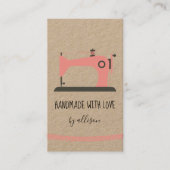 Handnähmaschine für kundenspezifische Boutique Visitenkarte (Vorderseite)