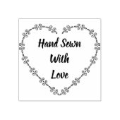 Handnähte mit Liebe Briefmarke Gummistempel (Prägung)
