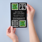 Handout für berufliche Künstler (Handgriff)