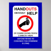 Handouts Obviously Help Poster (Vorne)