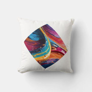 HandPainted Pillow Kissen