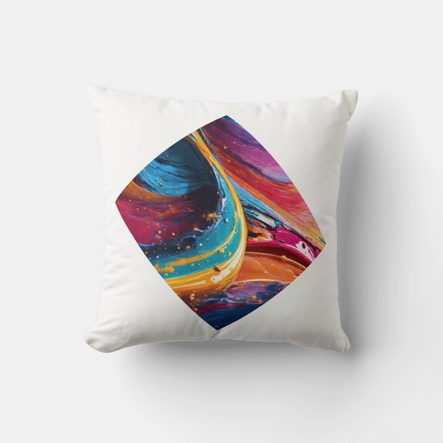 HandPainted Pillow Kissen (Vorderseite)