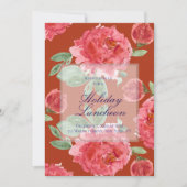 Handpainted Red Roses Holiday Luncheon (Vorderseite)