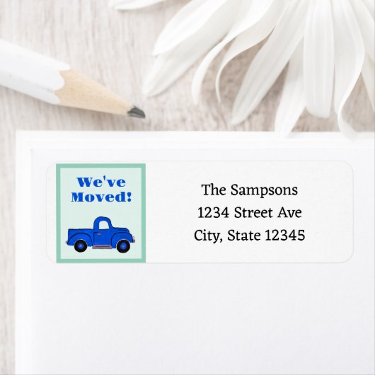 Handpainted We're Moving Announcement Return (Insitu)