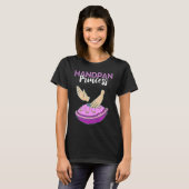 Handpan Princess Musical Instrument Lady Hang Drum T-Shirt (Vorne ganz)